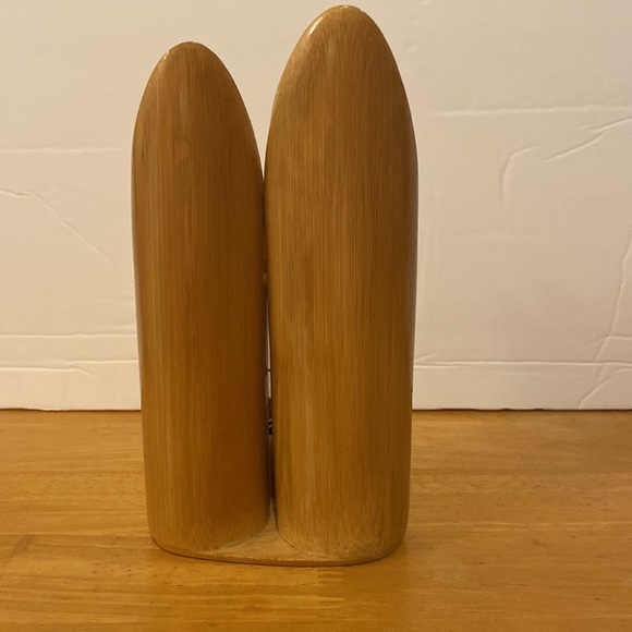 Pencil Holder Wooden Handmade Jamaica  Excellent Condition (items not included) - Picture 3 of 9